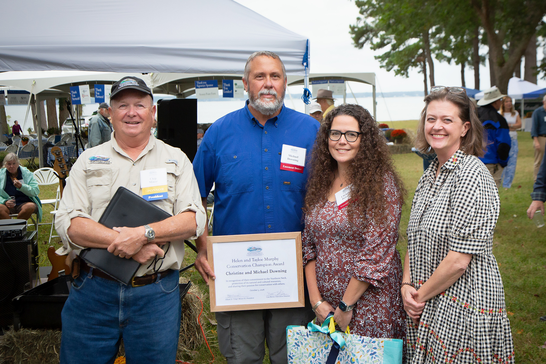 Christine and Michael Downing Receive Conservation Champion Award at Boots and Barbecue 2026
